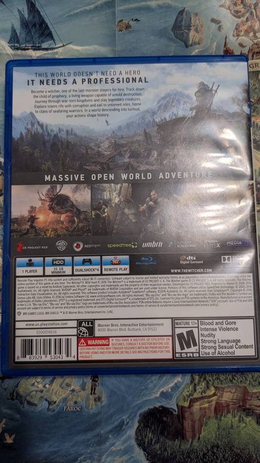 The Witcher III Wild Hunt - PS4