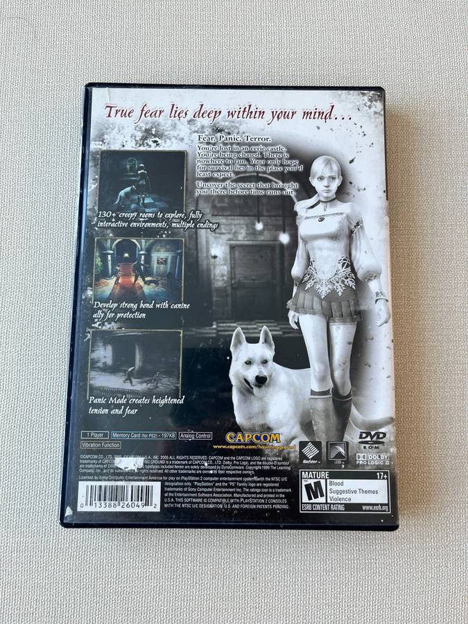 Haunting Ground for PS2