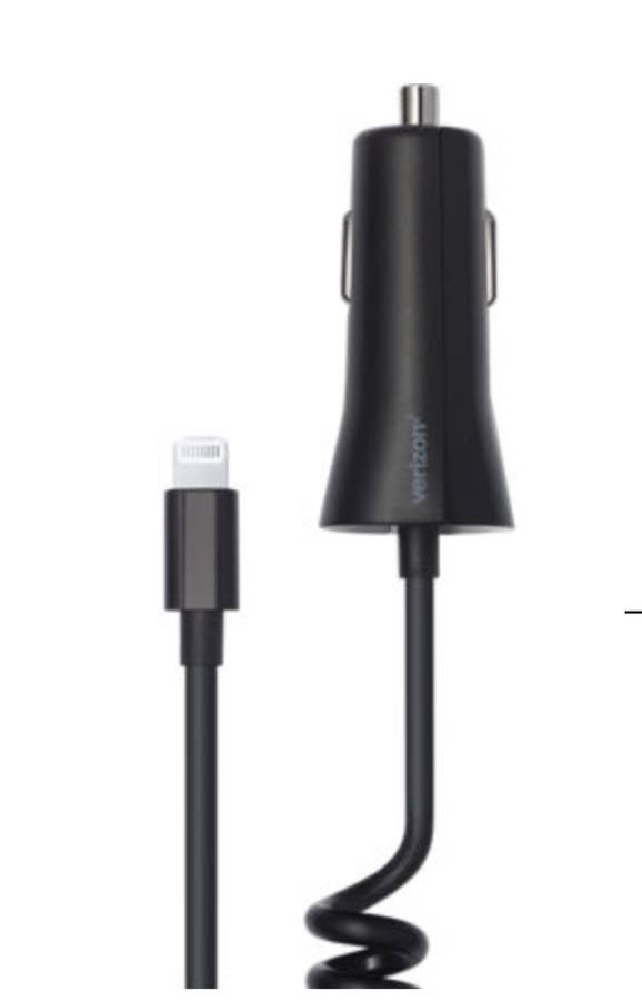 Brand New Verizon Car Charger For iPhone Lightning connector