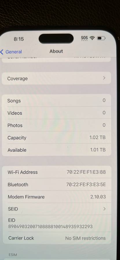Iphone 14 pro max 1tb unlocked