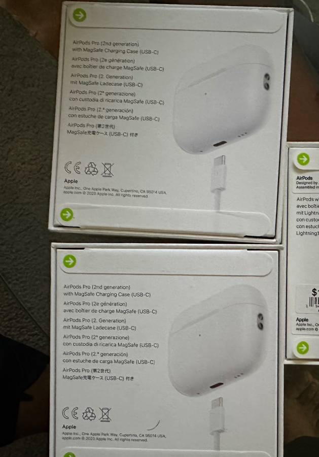 NEW Apple AirPods Pro 2nd Generation Wireless APPLE Warranty Pro2