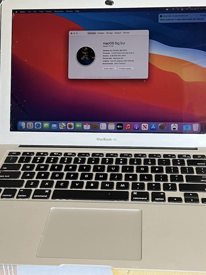 13" 2013 Macbook air