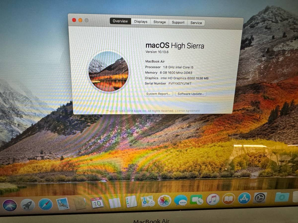 MacBook Air 13 inch A1466