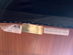 Genuine Herman Miller Goetz Sofa in Black Leather and Walnut