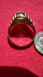 18K Star Sapphire & Diamond Ring