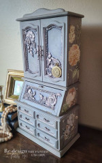 Two foot tall jewelry box armoire