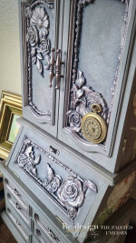 Two foot tall jewelry box armoire