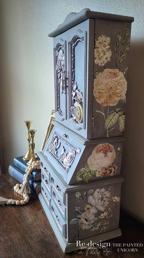Two foot tall jewelry box armoire