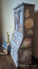 Two foot tall jewelry box armoire