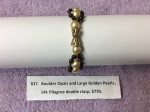 Golden Fresh Water Pearls and Opals