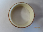 1960s cream & gold chain bangle bracelet