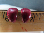 3 pair metal earrings