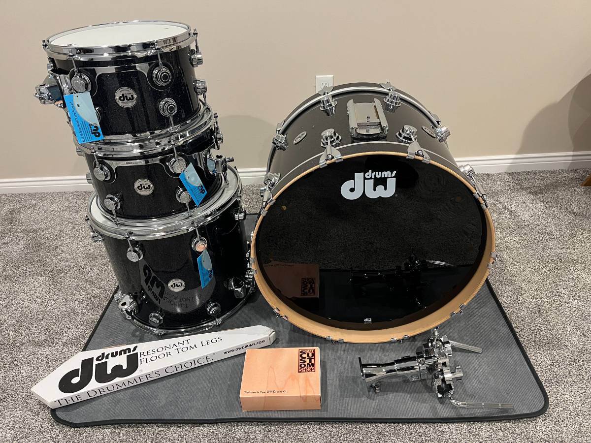 DW Collectors Pure Maple 333 Shell Pack, Brand New Condition!