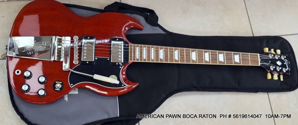 Gibson SG Standard '61 Maestro Vibrola Vintage Cherry Electric guitar