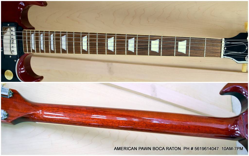 Gibson SG Standard '61 Maestro Vibrola Vintage Cherry Electric guitar