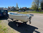 12’ Hi Laker, trailer, 4hp