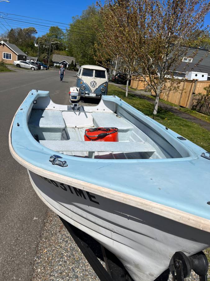 12’ Hi Laker, trailer, 4hp
