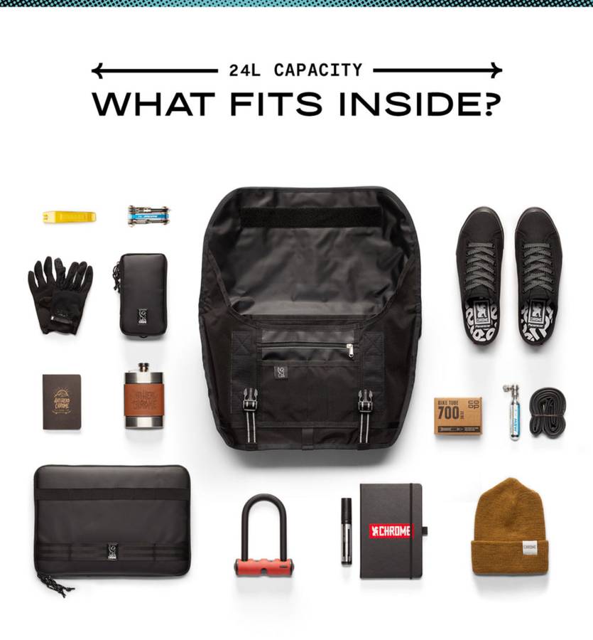 Messenger Bag Chrome Citizen in Black Shoulder Sling