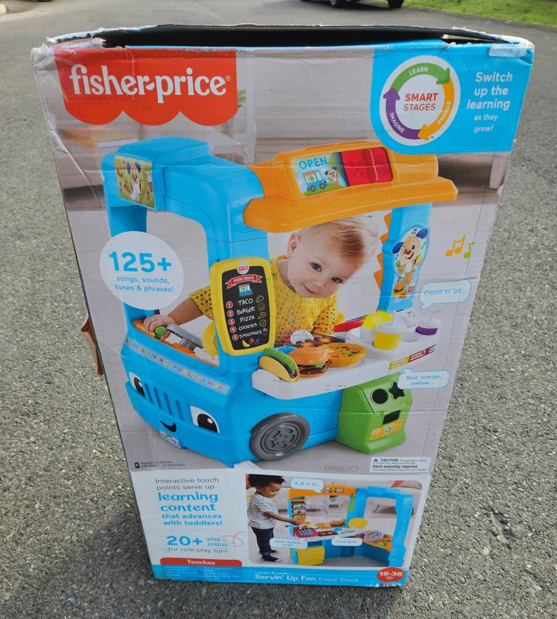 Fisher Price Laugh and Learn Servin' Up Fun Food Truck Toy NEW