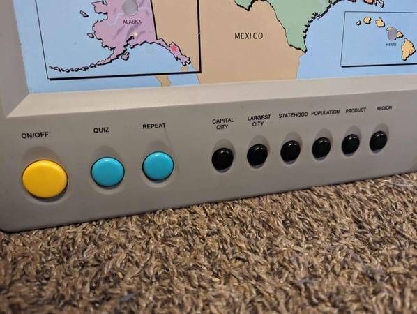 Interactive State Map Toy