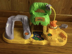 Little People Lot airplane, train with Ferris wheel, playground…..