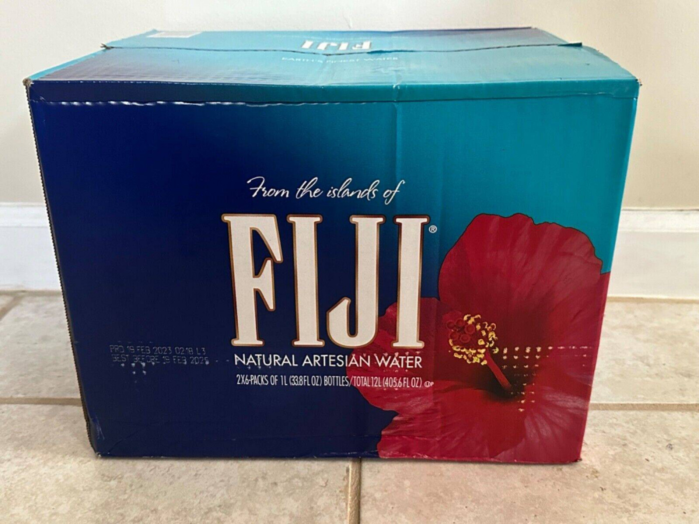 FIJI Natural Artesian Water with Electrolytes and Minerals, 16.9 Fl Oz