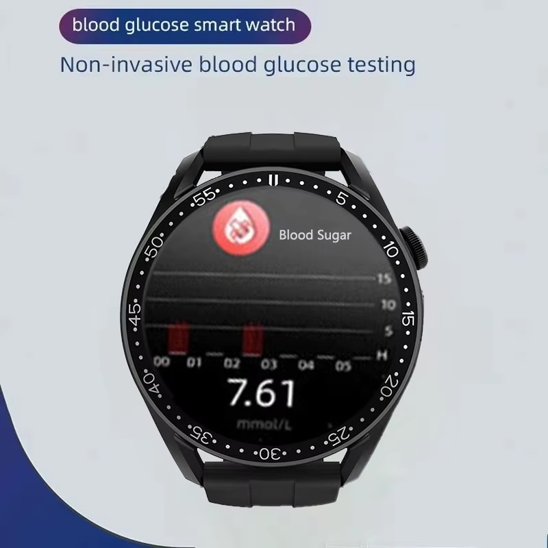 Smart Blood Glucose Meter Real-Time Blood Glucose Monitor Sensor Non-Invasive Blood Glucose Meter Diabetes Watch