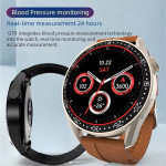 Smart Blood Glucose Meter Real-Time Blood Glucose Monitor Sensor Non-Invasive Blood Glucose Meter Diabetes Watch