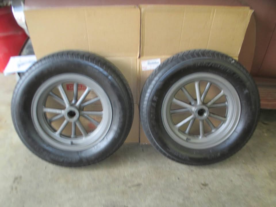 Front spindle mount wheels stamped