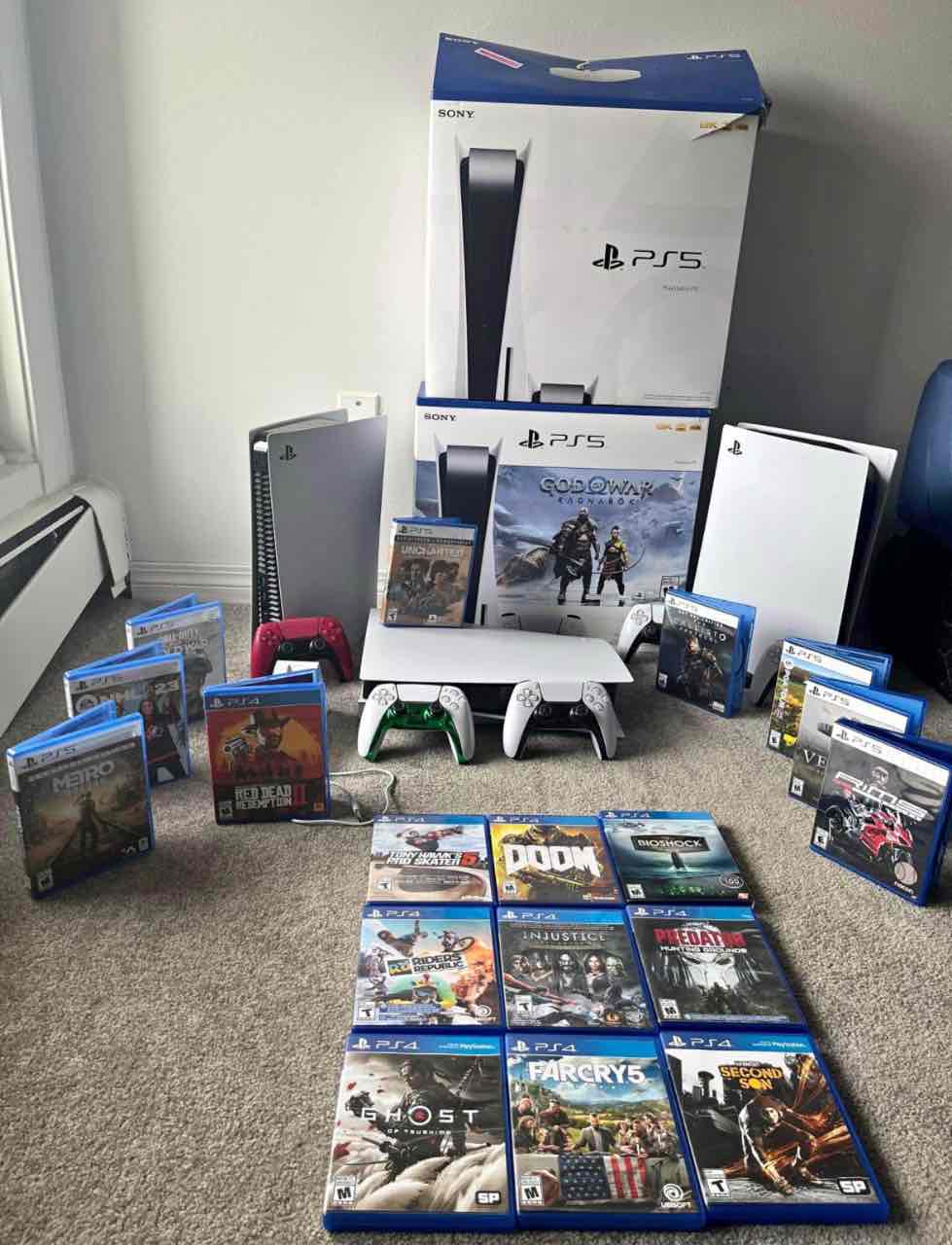 PS5 CONSOLES, PSVR2, GAMES AND ACCESSORIES FOR SALE (Pls Read Ad For Price)
