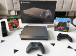 Xbox One X 1TB Bundle – Total 2 Controllers + Dual Charging station + COD MW