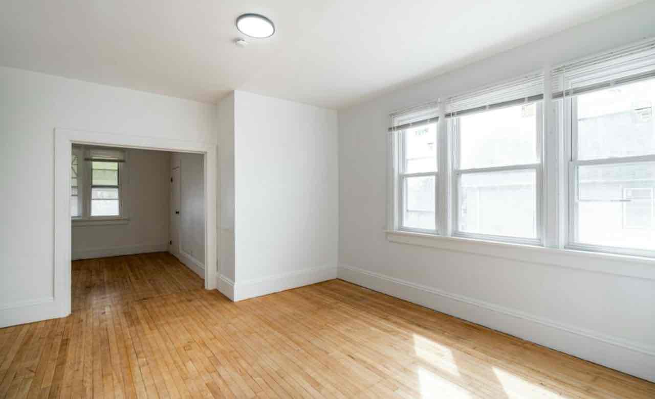 Two bedroom and one bathroom apartment