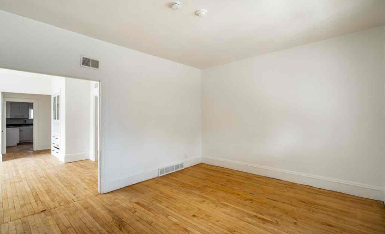 Two bedroom and one bathroom apartment