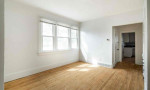 Two bedroom and one bathroom apartment