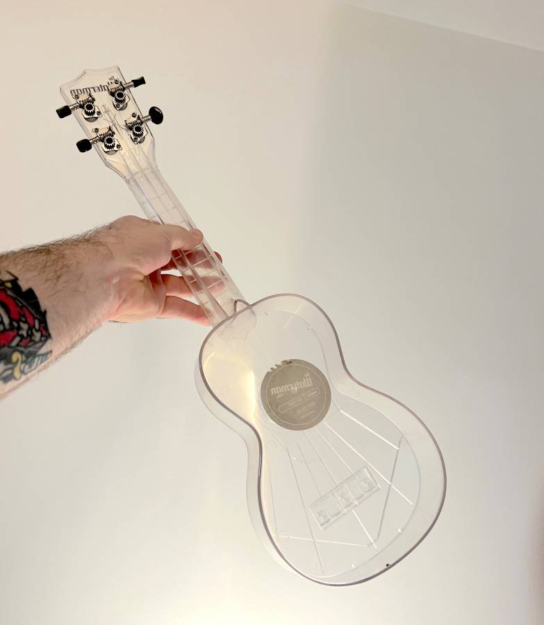 Kala Waterman Ukelele - Transparent Clear