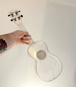 Kala Waterman Ukelele - Transparent Clear