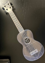 Kala Waterman Ukelele - Transparent Clear