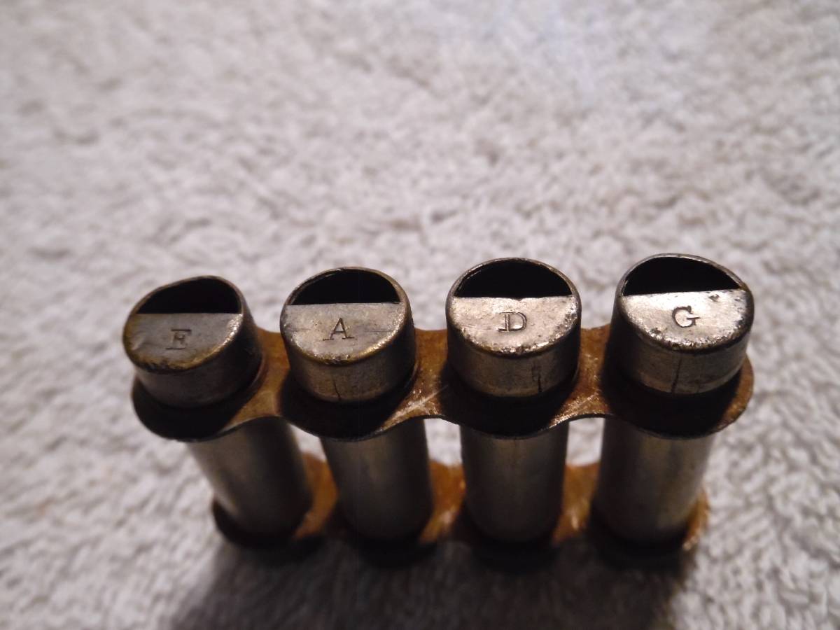 Vintage Pitch-Pipe with Keys of E, A, D, & G - Precise Age Unknown!