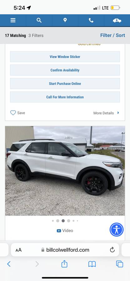 2020 Ford Explorer ST AWD 136,000 mi