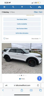 2020 Ford Explorer ST AWD 136,000 mi