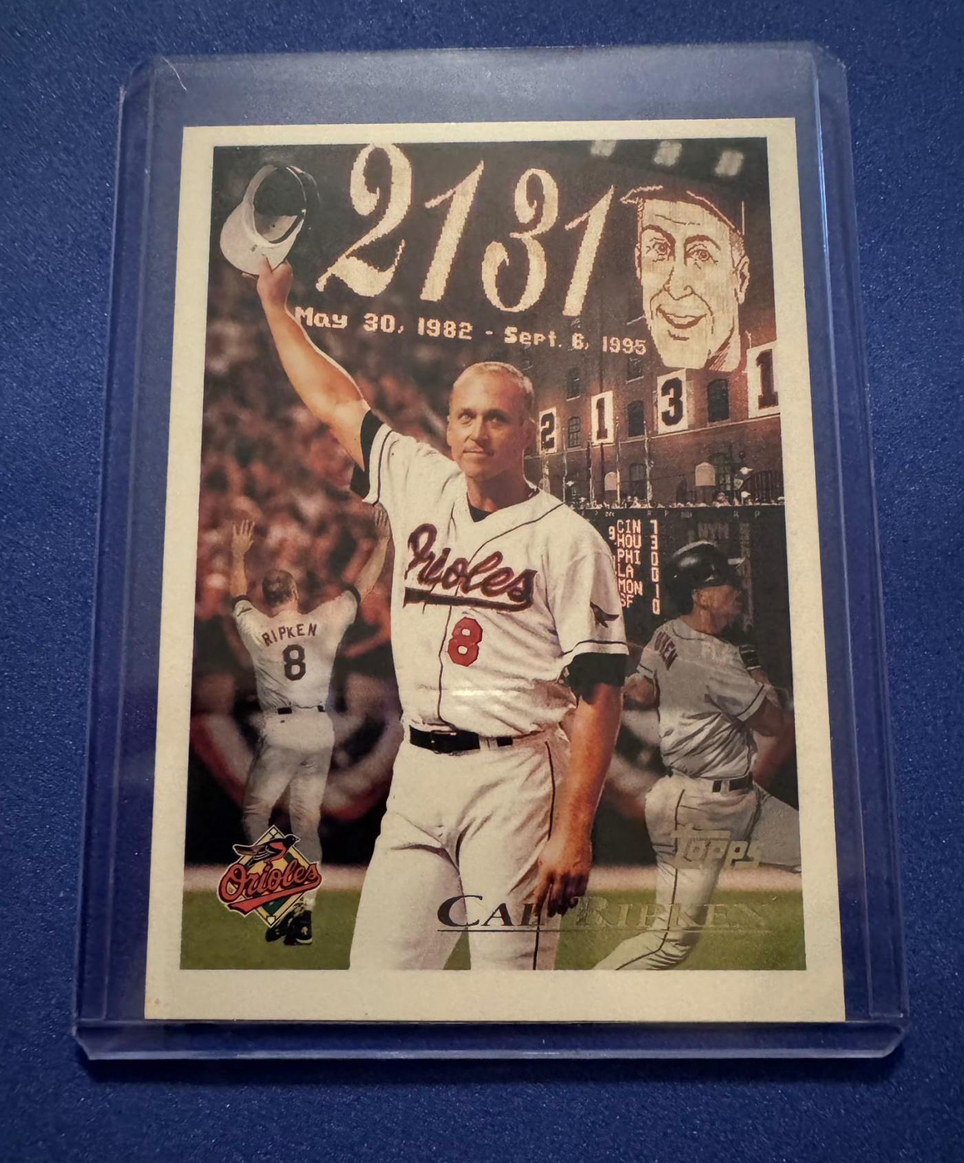 1996 Cal Ripken Jr Topps 2,131 Consecutive Games