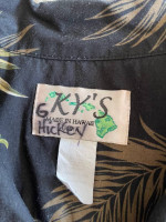 Ky's Hibiscus Row Black Hawaiian Shirt