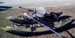 Classic Accessories Colorado Pontoon Boat w/ Minn Kota Motor