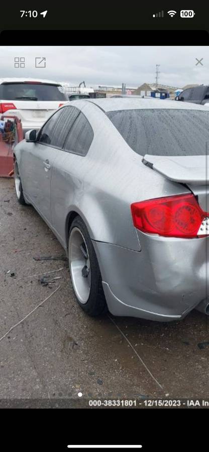 Infiniti g35 coupe parts