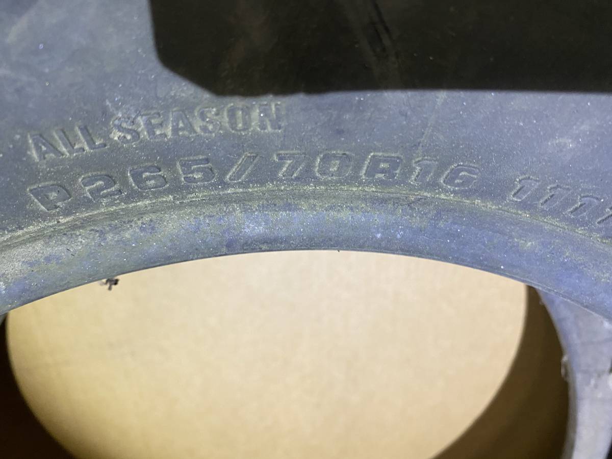 BF Goodrich 265/70R16 Tread Like New